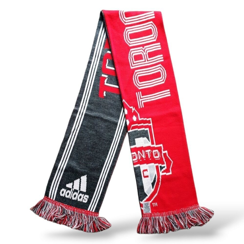 Adidas Toronto F.C. Original Football Scarf 100% Acrylic Made in England 60" L